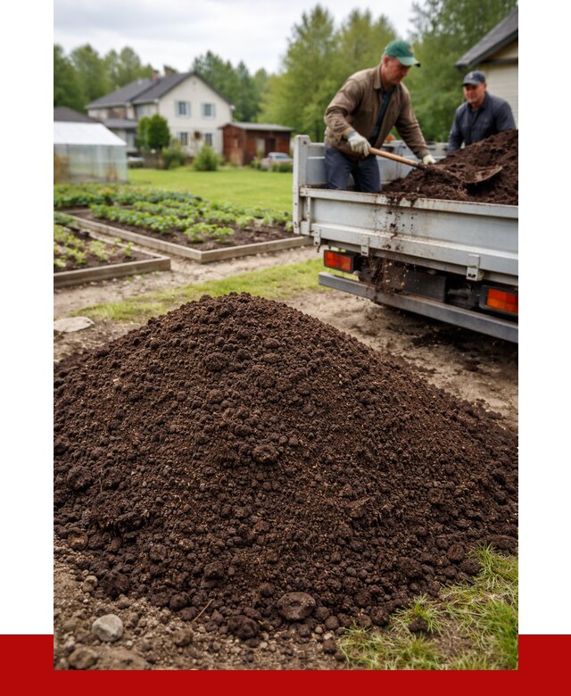 Плодородный грунт в Великом Устюге с доставкой от 4275 р. | ПРОНЕРУДВлс