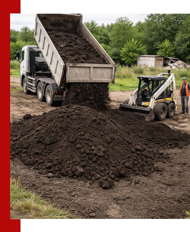 Поставка плодородной земли с доставкой самосвалом в Великом Устюге