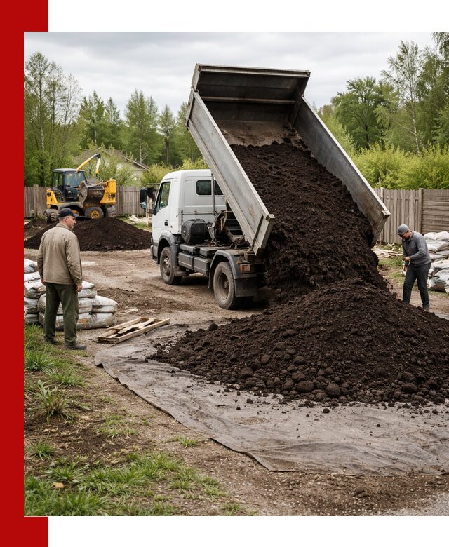 Доставка качественного почвогрунта в Великом Устюге оптом и в розницу