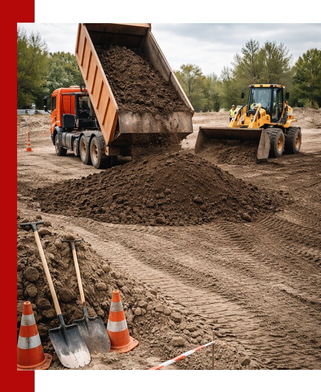Поставка и доставка планировочного грунта в Великом Устюге
