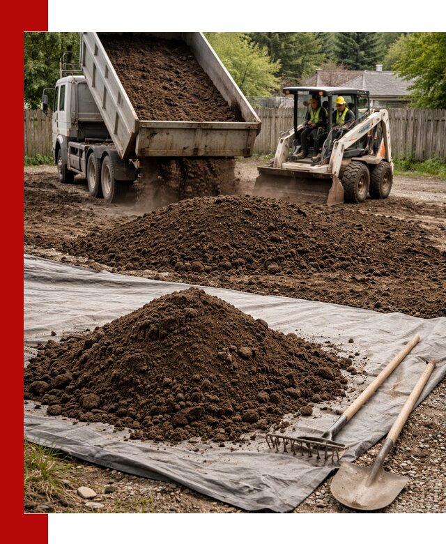 Грунт для отсыпки участка с доставкой в Великом Устюге