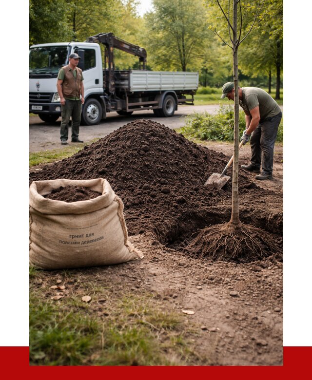Грунт для посадки деревьев в Великом Устюге от 1221 р. | ПРОНЕРУДВлс
