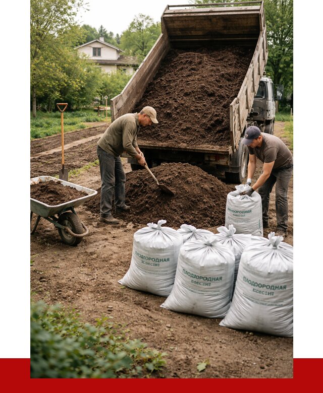 Плодородная смесь в Великом Устюге от 4275 р./куб с доставкой | ПРОНЕРУДВлс