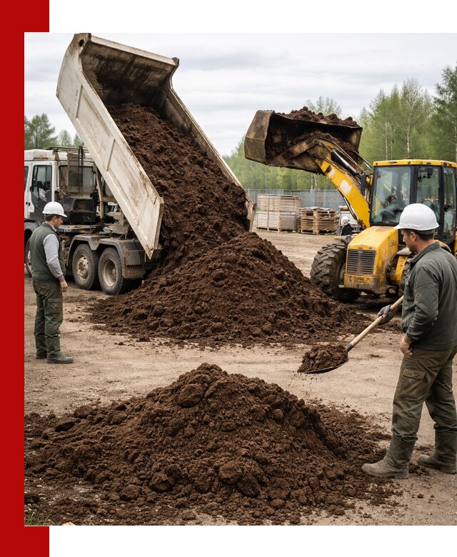 Доставка торфа оптом и в мешках в Великом Устюге