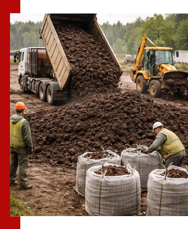 Доставка нейтрального торфа в Великом Устюге оптом и в розницу