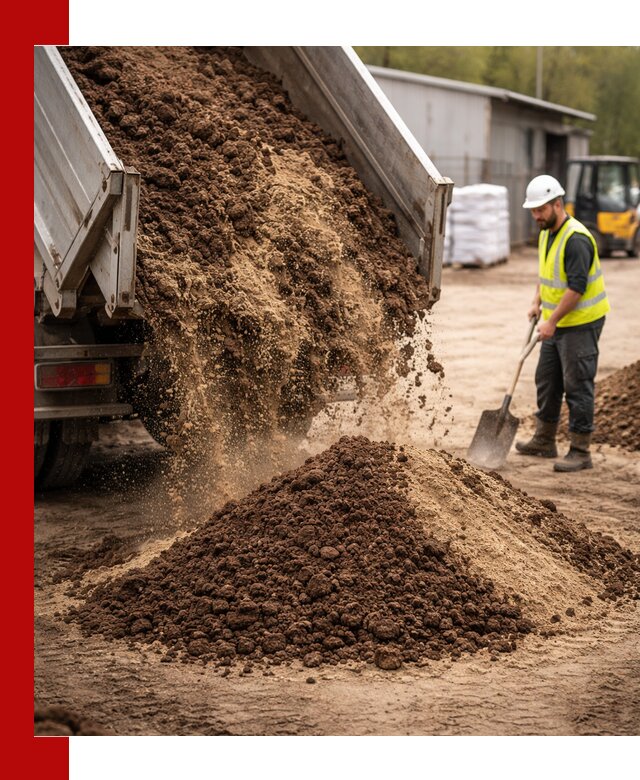 Доставка торфо-песчаной смеси в Великом Устюге для строительства и озеленения