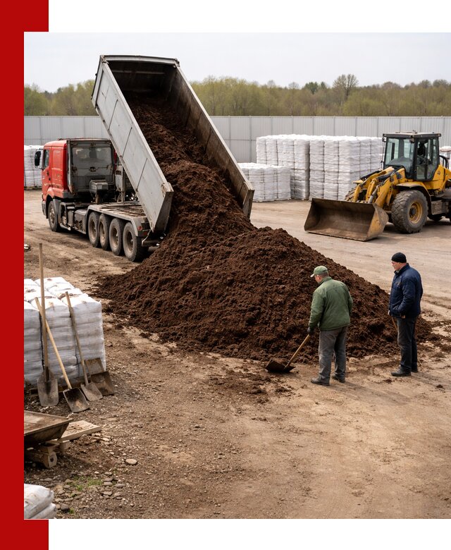 Доставка торфяных смесей оптом и в розницу в Великом Устюге