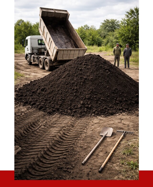 Купить чернозем навалом в Великом Устюге от 1221 р. за куб | ПРОНЕРУДВлс