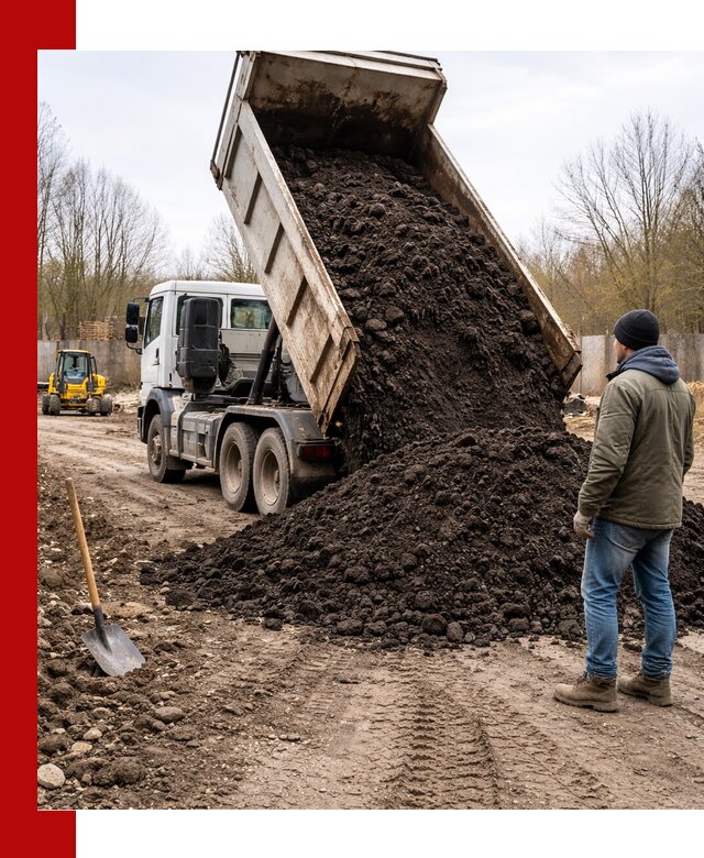 Доставка чернозема навалом в Великом Устюге быстро и выгодно