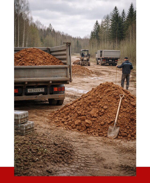 Глина и суглинки в Великом Устюге от 4581 р. за куб | ПРОНЕРУДВлс