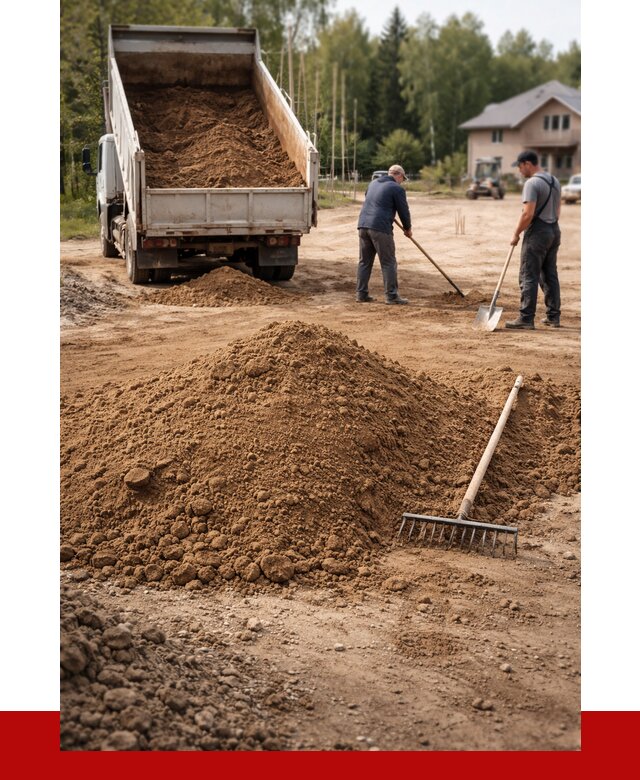 Суглинок для планировки в Великом Устюге с доставкой от 4275 р. | ПРОНЕРУДВлс