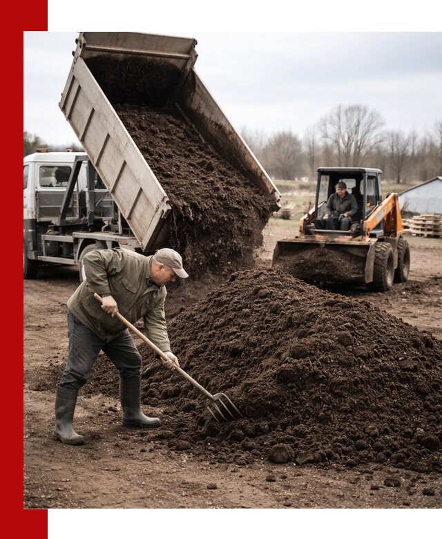 Доставка и продажа перегноя в Великом Устюге быстро и дешево