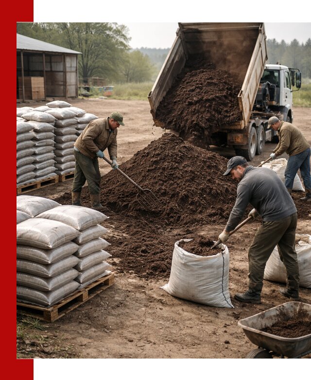 Доставка компоста оптом и в розницу в Великом Устюге