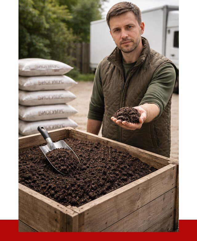 Купить биогумус в Великом Устюге с доставкой от 8652 р. за куб | ПРОНЕРУДВлс