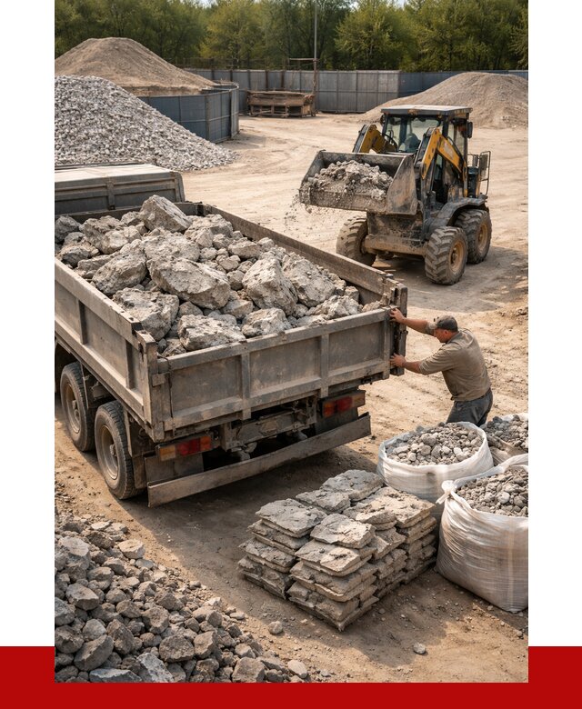 Купить бой бетона с доставкой в Великом Устюге от 4886 р. | ПРОНЕРУДВлс