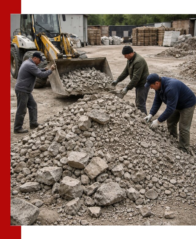 Демонтаж и вывоз бой бетона в Великом Устюге