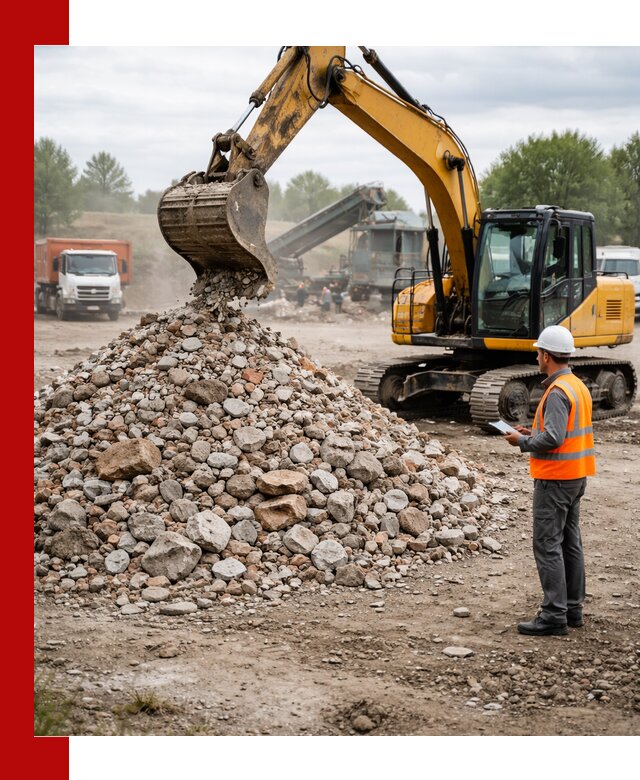 Доставка и вывоз строительного боя в Великом Устюге