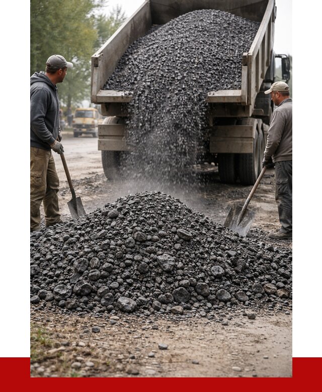 Дробленый асфальт в Великом Устюге от 2850 р. с доставкой | ПРОНЕРУДВлс