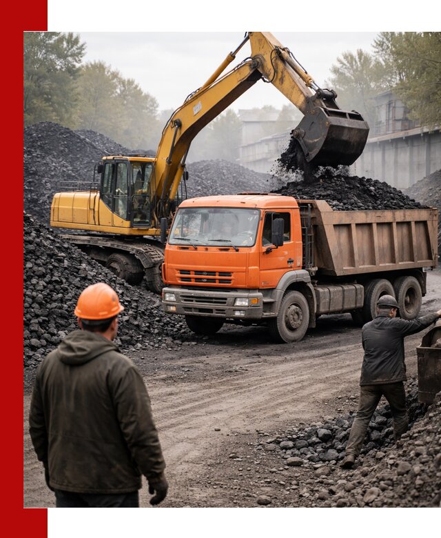 Доставка угля автотранспортом в Великом Устюге быстро и выгодно