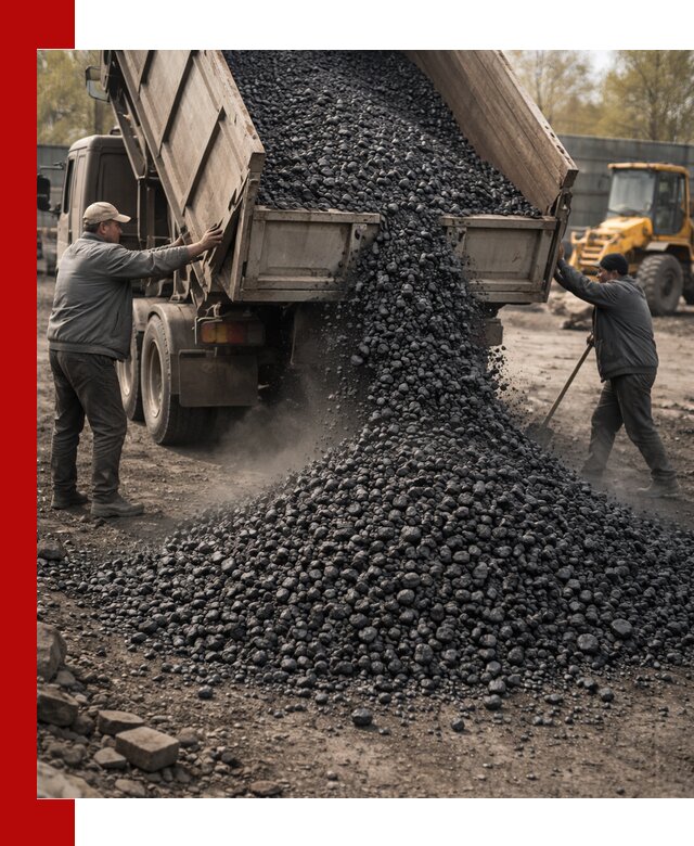 Доставка угля семечка самосвалами в Великом Устюге