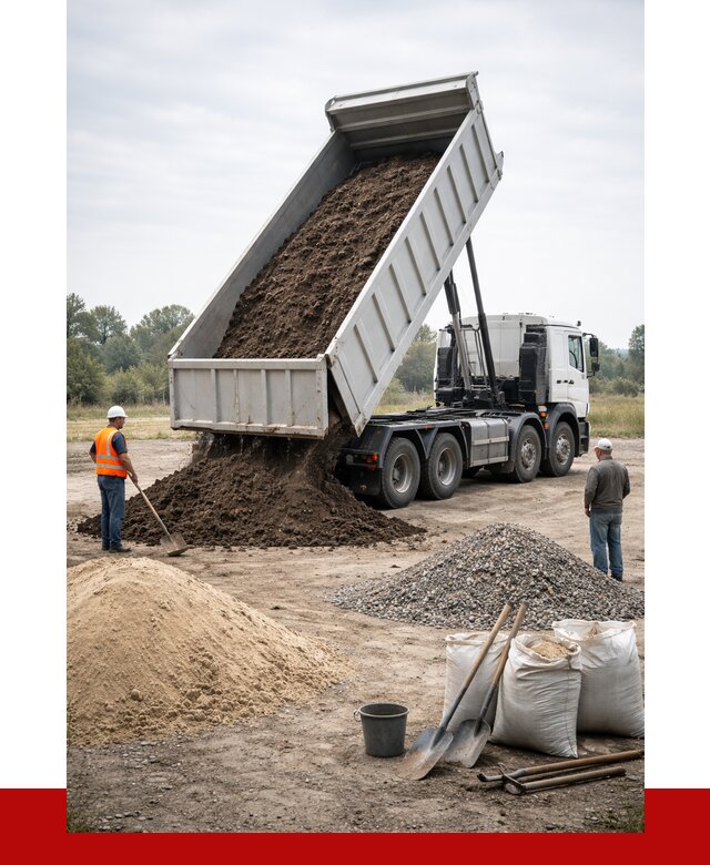 Доставка самосвалом 30 кубов в Великом Устюге от 8652 р. | ПРОНЕРУДВлс