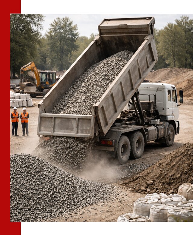 Аренда самосвала в Великом Устюге для доставки сыпучих и нерудных материалов