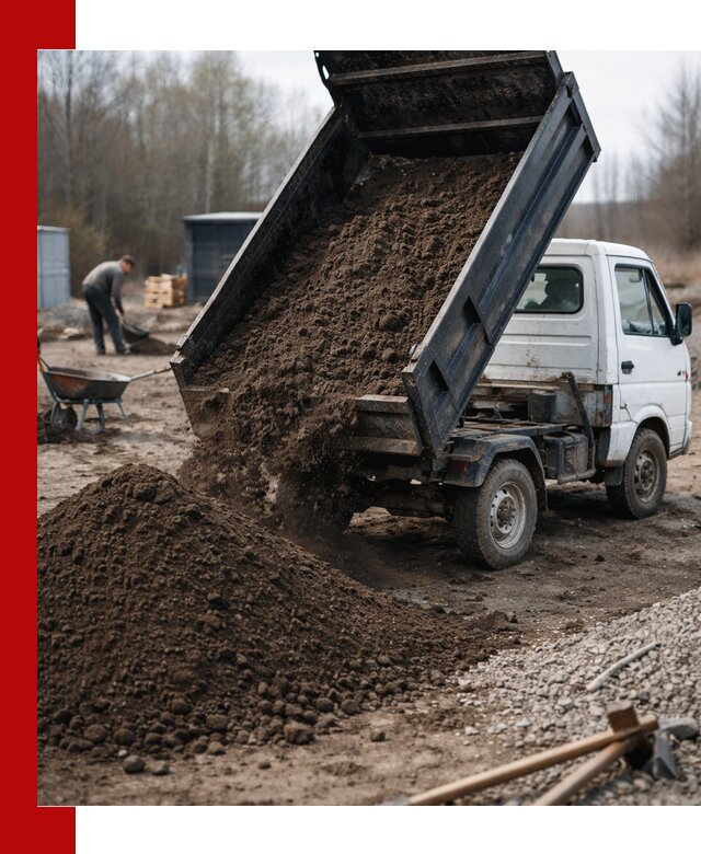 Аренда минисамосвала в Великом Устюге для доставки сыпучих материалов