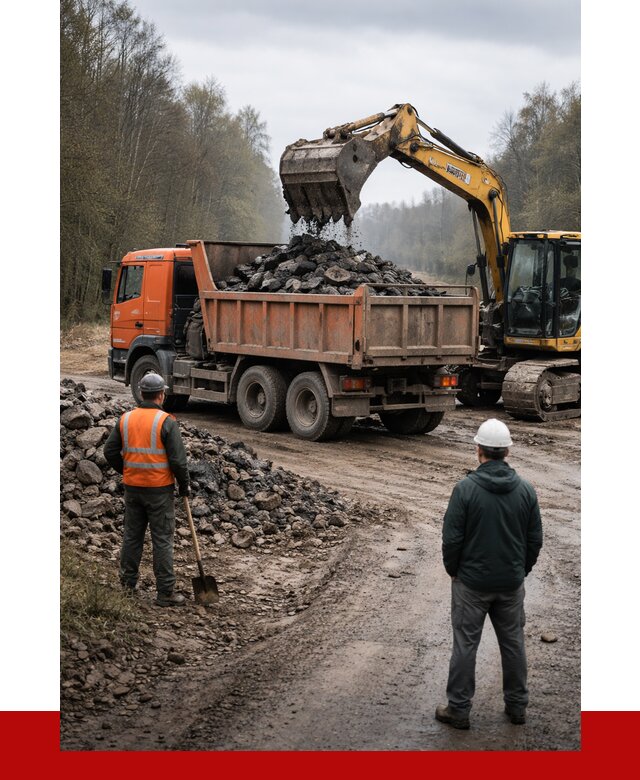 Вывоз асфальта в Великом Устюге от 4581 р. самосвалом ПРОНЕРУДВлс
