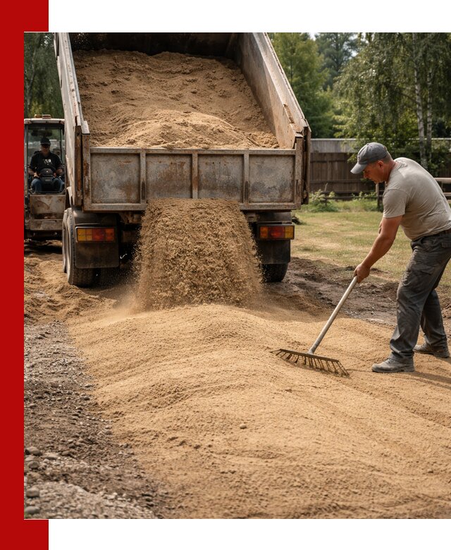 Отсыпка участка песком в Великом Устюге быстро и качественно