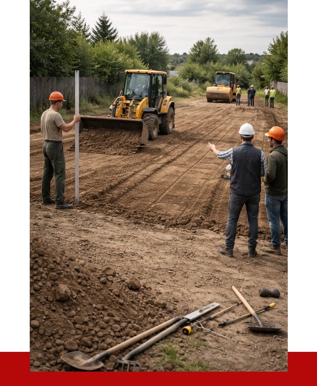 Планировка участка грунтом в Великом Устюге от 4581 р ПРОНЕРУДВлс